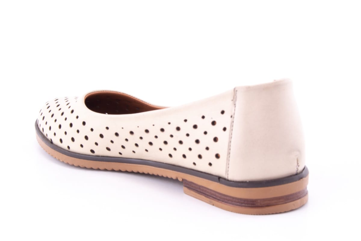 Pantofi Dama Piele Naturala De Vitel Claudio Casini Cart 1070 /Bej - Claudio Casini - amely.ro