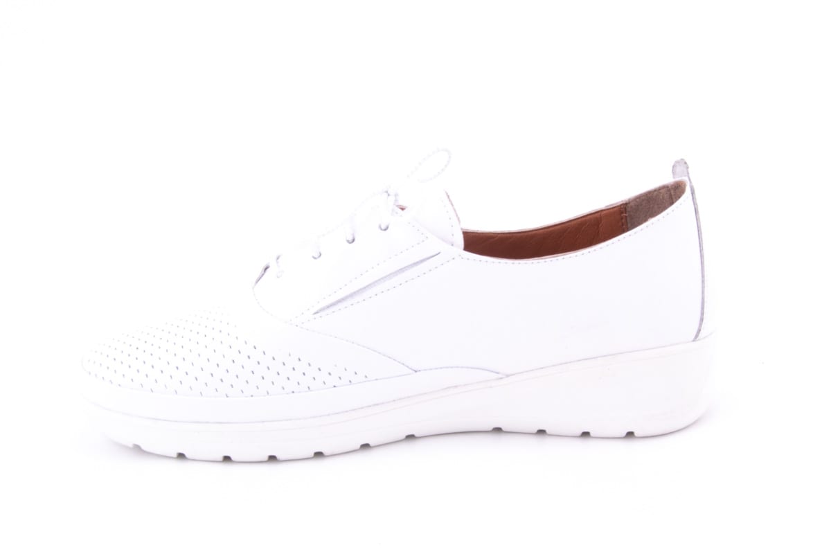 Pantofi Dama Piele Naturala De Vitel Claudio Casini Cart 1080 /Alb - Claudio Casini - amely.ro