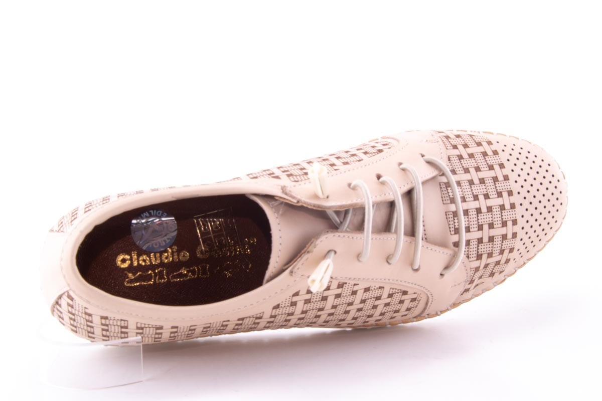 Pantofi Dama Piele Naturala De Vitel Claudio Casini Cart 2015 /Bej - Claudio Casini - amely.ro