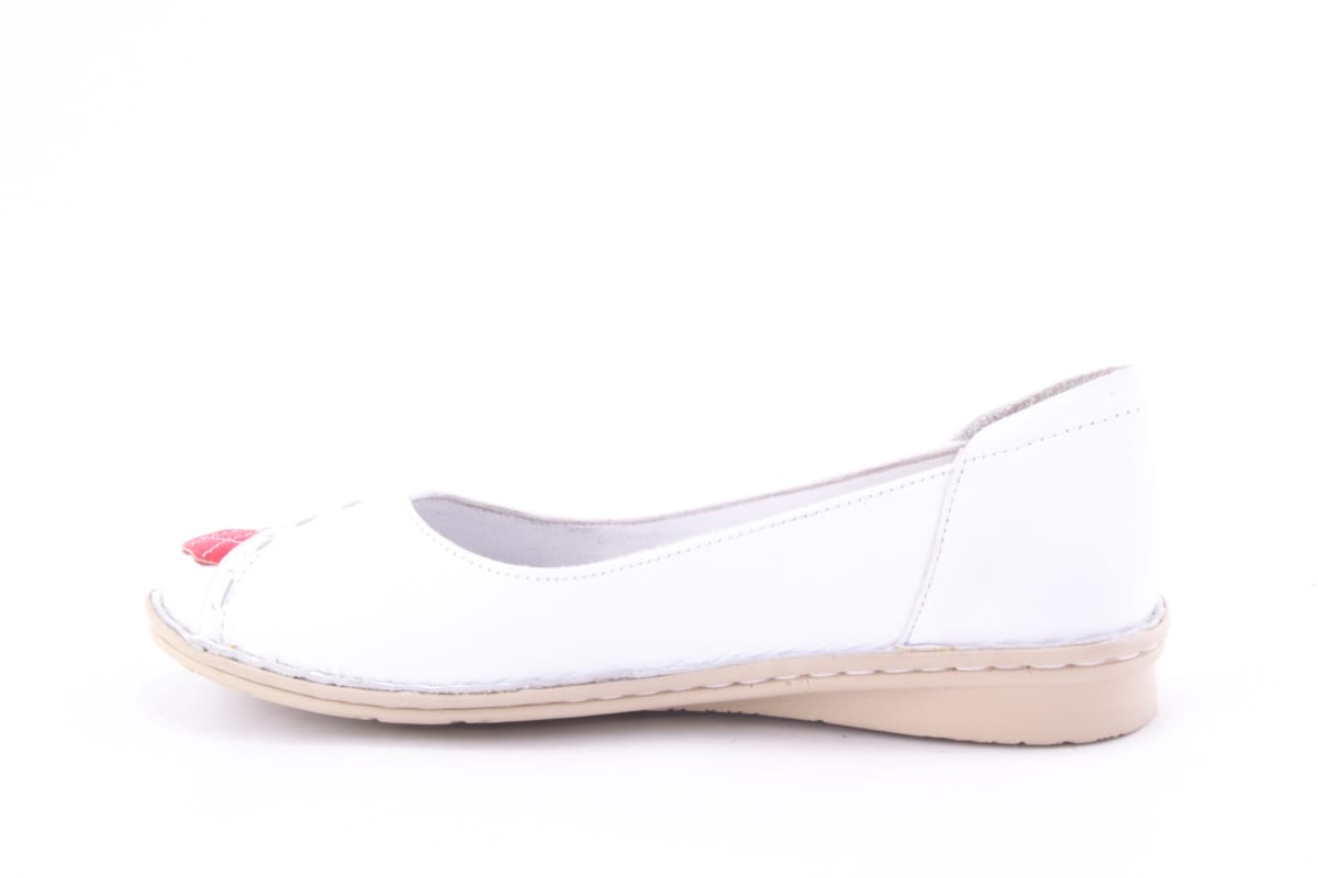 Pantofi Dama Piele Naturala De Vitel Claudio Casini Cart 2026 /Alb - Claudio Casini - amely.ro