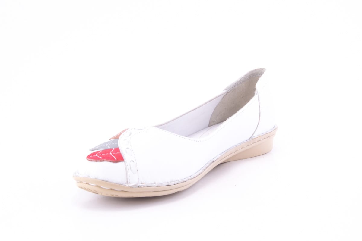 Pantofi Dama Piele Naturala De Vitel Claudio Casini Cart 2026 /Alb - Claudio Casini - amely.ro
