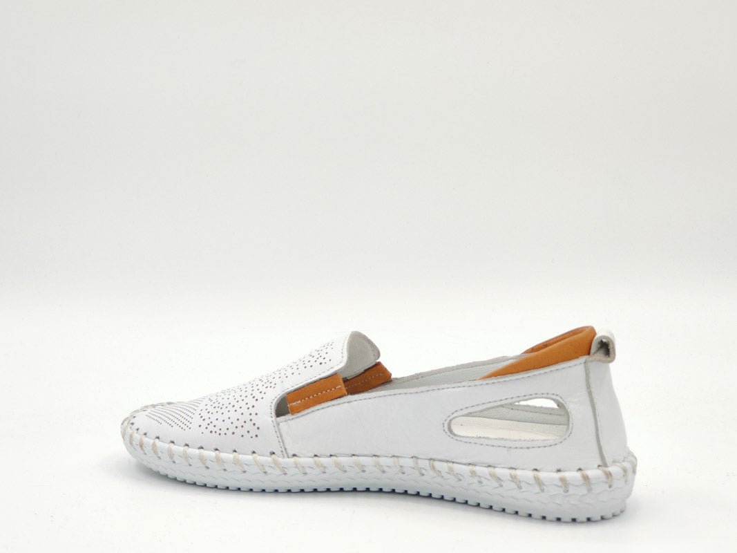 Pantofi Dama Piele Naturala De Vitel Claudio Casini Cart 30107 /Alb - Claudio Casini - amely.ro