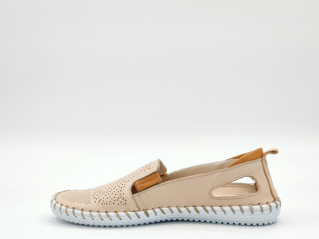 Pantofi Dama Piele Naturala De Vitel Claudio Casini Cart 30107 /Bej - Claudio Casini - amely.ro