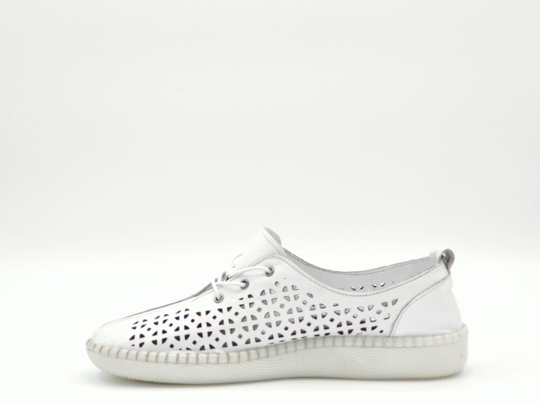 Pantofi Dama Piele Naturala De Vitel Claudio Casini Cart 771 /Alb - Claudio Casini - amely.ro