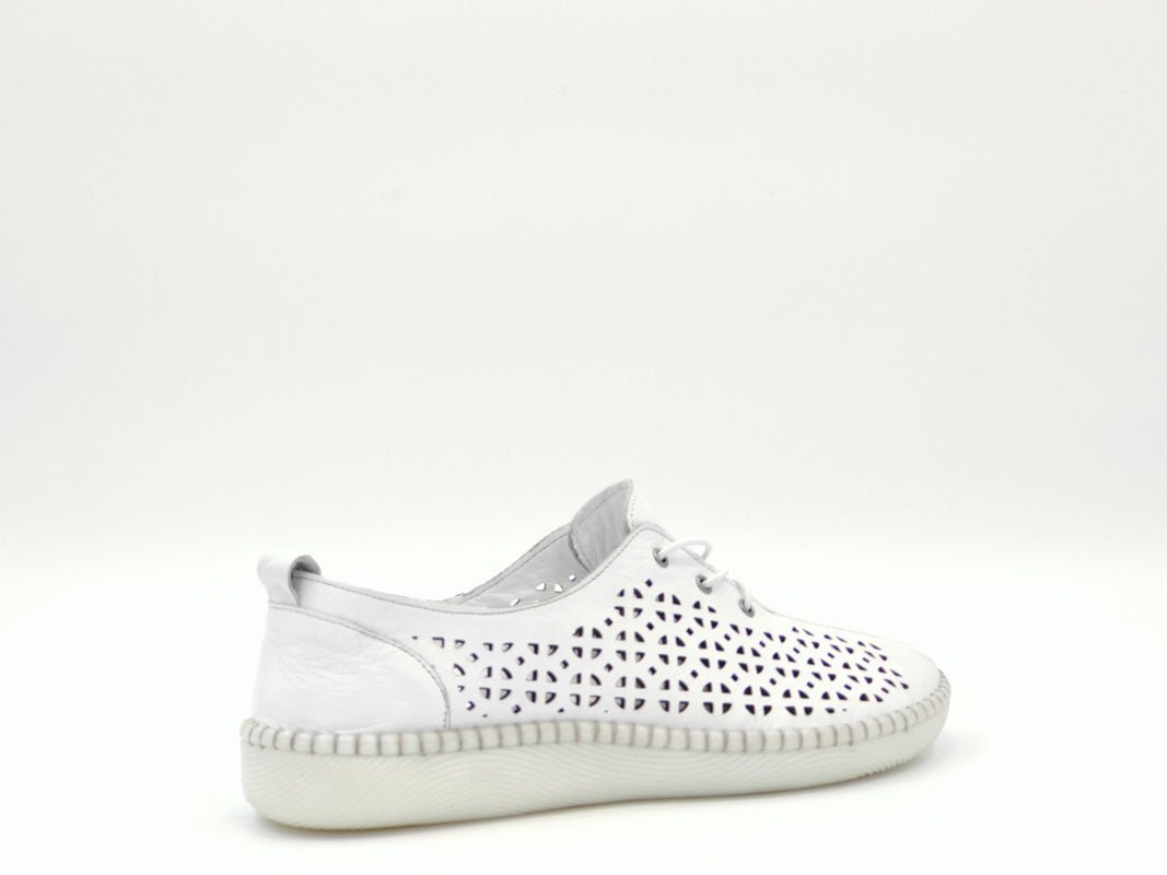 Pantofi Dama Piele Naturala De Vitel Claudio Casini Cart 771 /Alb - Claudio Casini - amely.ro