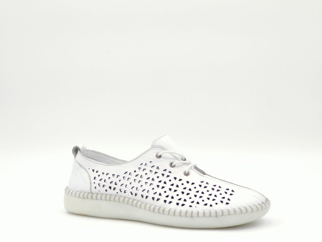 Pantofi Dama Piele Naturala De Vitel Claudio Casini Cart 771 /Alb - Claudio Casini - amely.ro