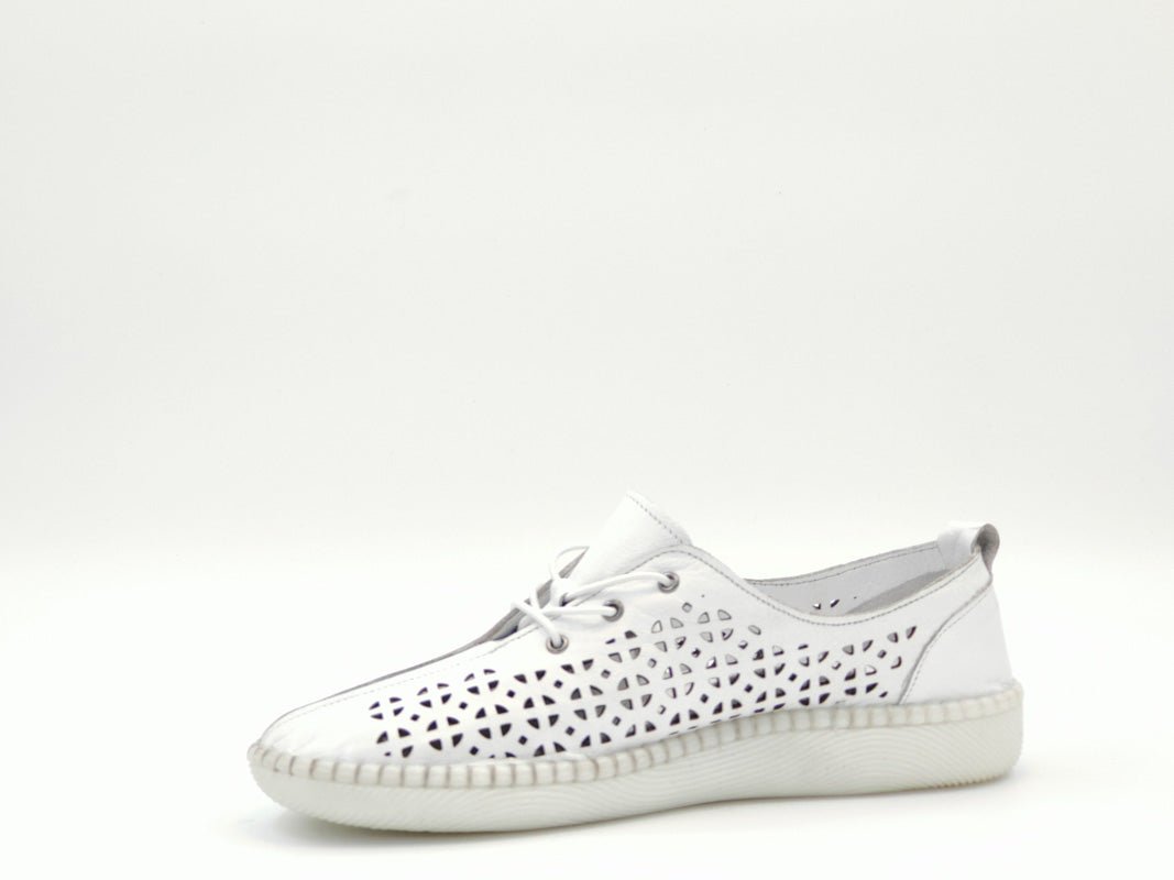 Pantofi Dama Piele Naturala De Vitel Claudio Casini Cart 771 /Alb - Claudio Casini - amely.ro