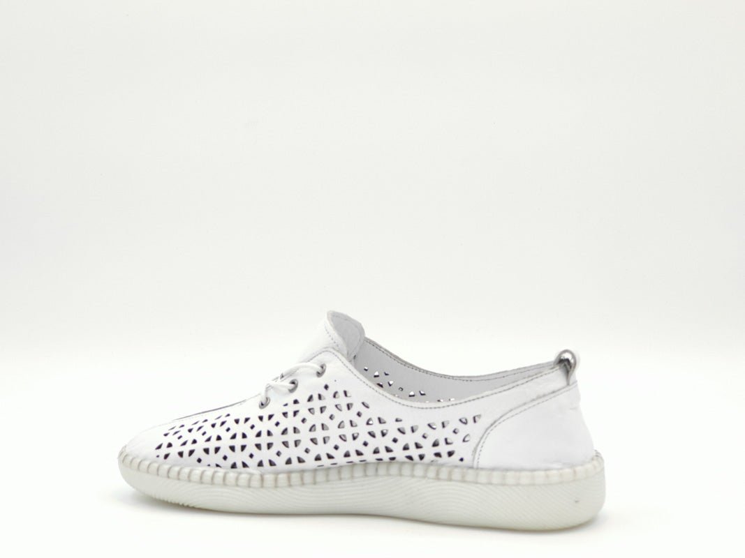 Pantofi Dama Piele Naturala De Vitel Claudio Casini Cart 771 /Alb - Claudio Casini - amely.ro