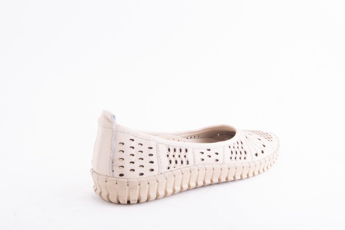 Pantofi Dama Piele Naturala De Vitel Claudio Casini Cart Ft556 /Bej - Claudio Casini - amely.ro