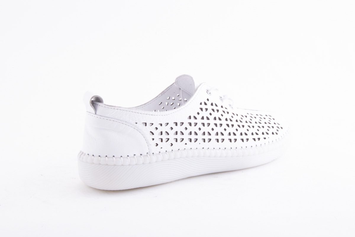 Pantofi Dama Piele Naturala De Vitel Claudio Casini Cart Hy77 /Alb - Claudio Casini - amely.ro