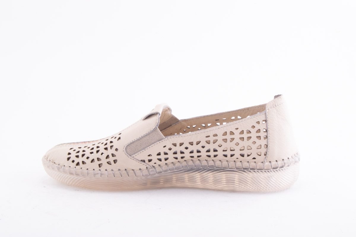 Pantofi Dama Piele Naturala De Vitel Claudio Casini Cart Hy772 /Bej - Claudio Casini - amely.ro