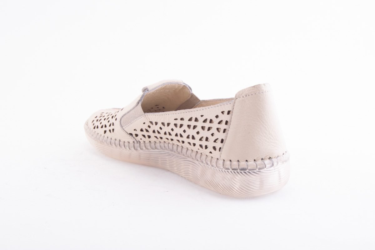 Pantofi Dama Piele Naturala De Vitel Claudio Casini Cart Hy772 /Bej - Claudio Casini - amely.ro