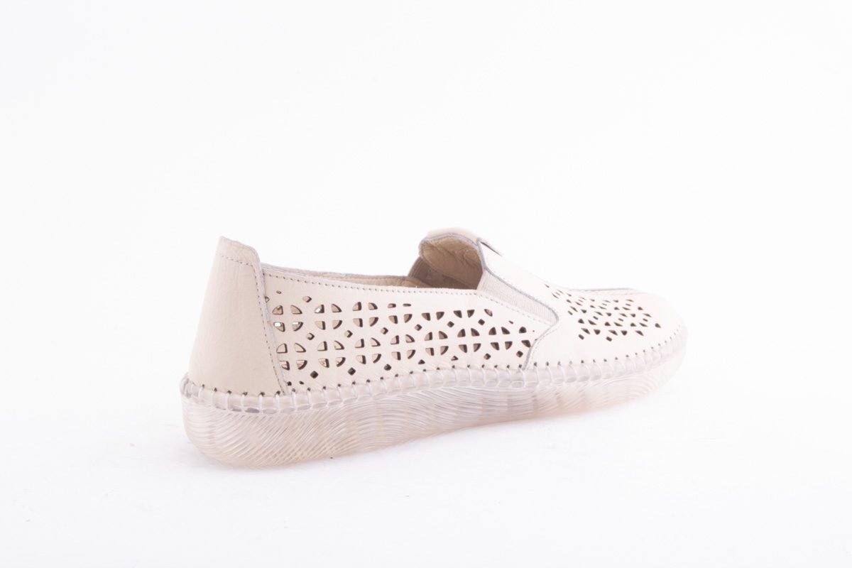 Pantofi Dama Piele Naturala De Vitel Claudio Casini Cart Hy772 /Bej - Claudio Casini - amely.ro