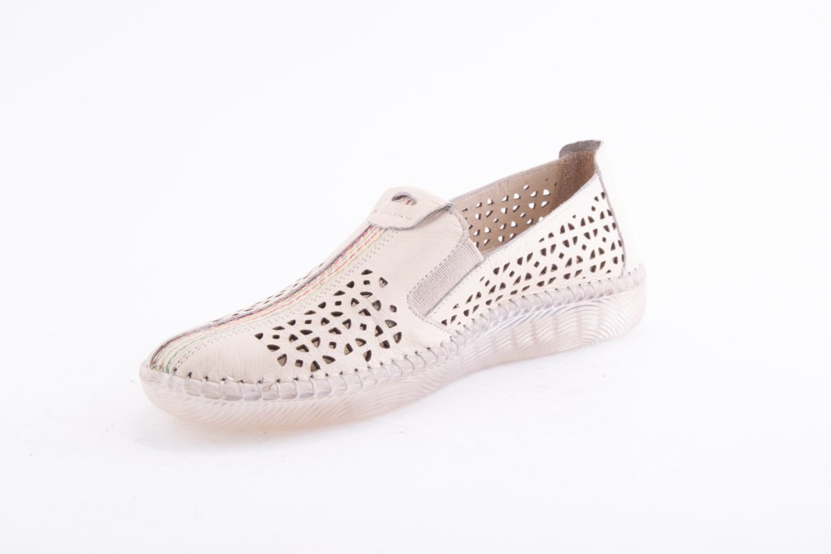 Pantofi Dama Piele Naturala De Vitel Claudio Casini Cart Hy772 /Bej - Claudio Casini - amely.ro