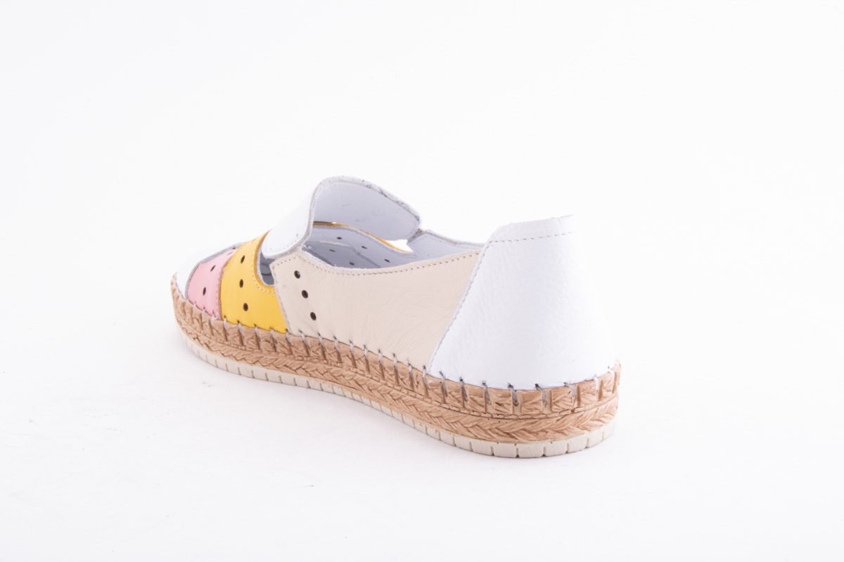 Pantofi Dama Piele Naturala De Vitel Claudio Casini Cart Yt322 /Alb - Claudio Casini - amely.ro