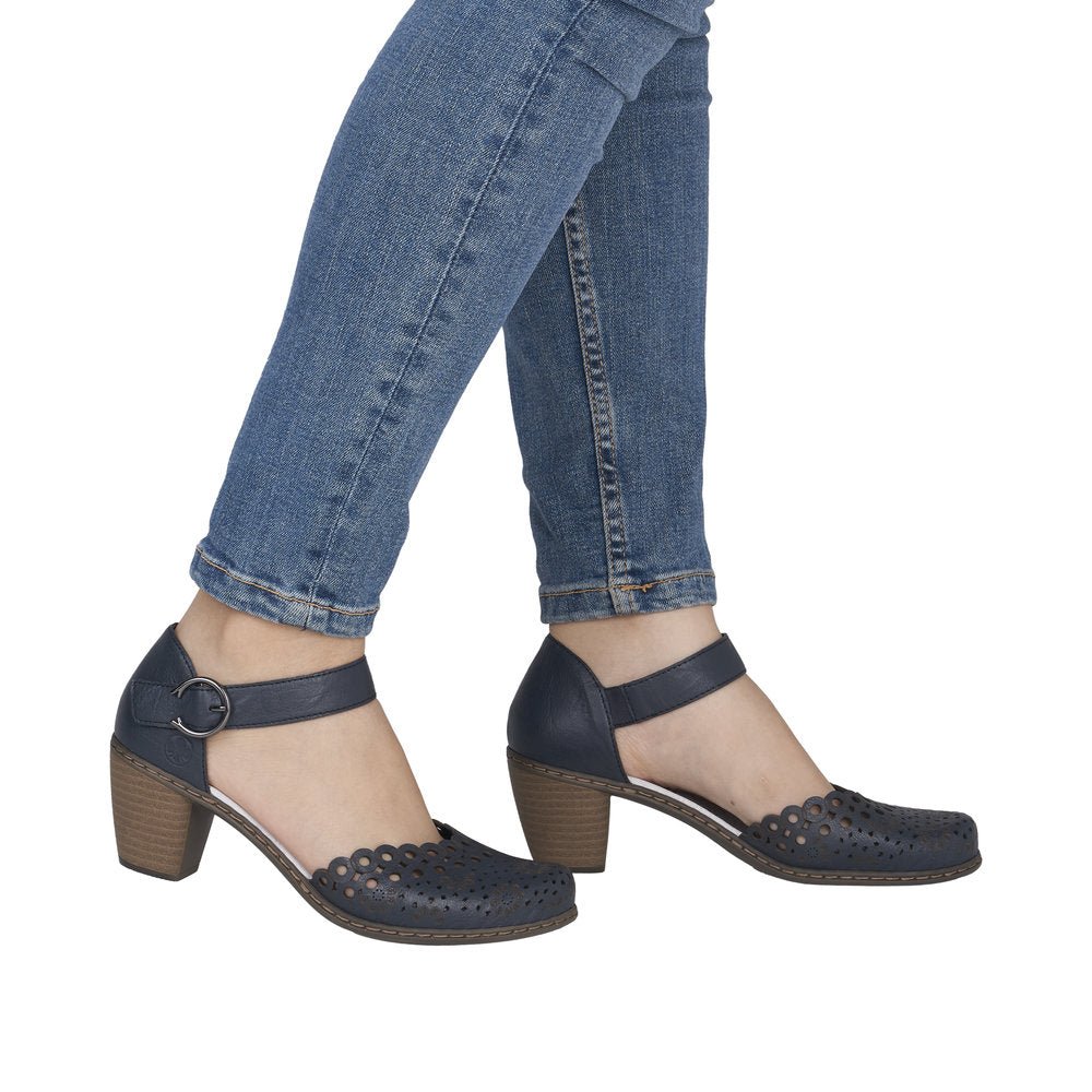 Pantofi Dama Piele Naturala Rieker RIEK 40902 - Rieker - amely.ro