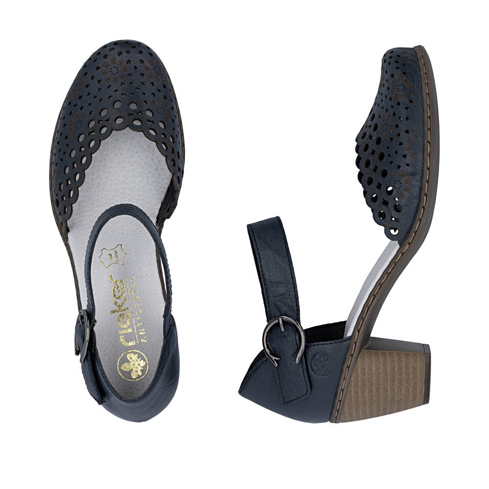 Pantofi Dama Piele Naturala Rieker RIEK 40902 - Rieker - amely.ro