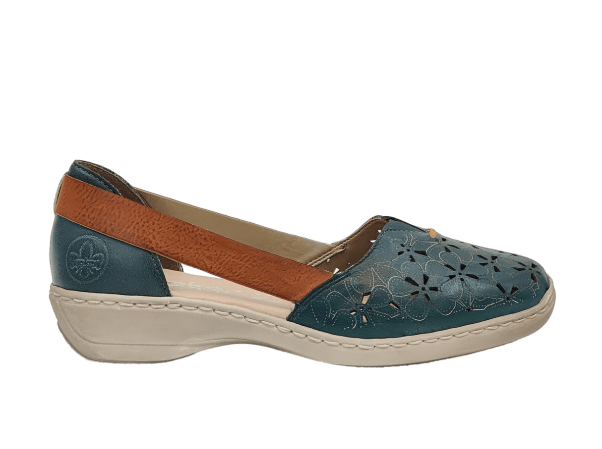 Pantofi Dama Piele Naturala Rieker RIEK 41356 - 13 - Rieker - amely.ro