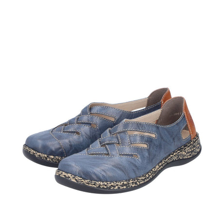 Pantofi Dama Piele Naturala Rieker RIEK 46369 - Rieker - amely.ro