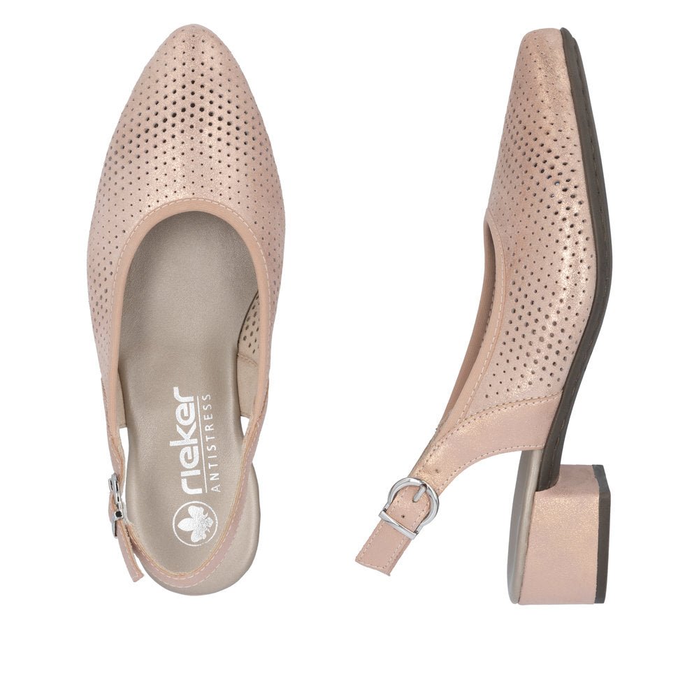 Pantofi Dama Piele Naturala Rieker RIEK 47066 - Rieker - amely.ro