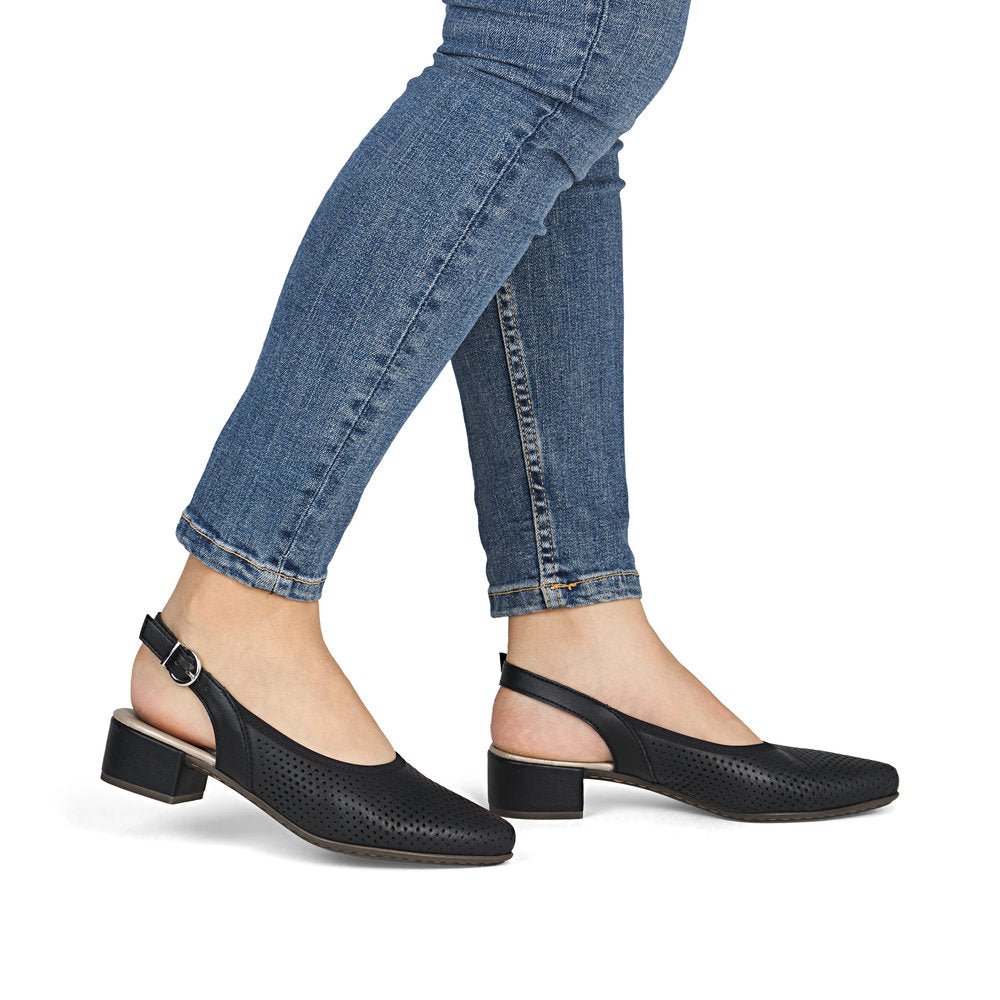 Pantofi Dama Piele Naturala Rieker RIEK 47066 - Rieker - amely.ro