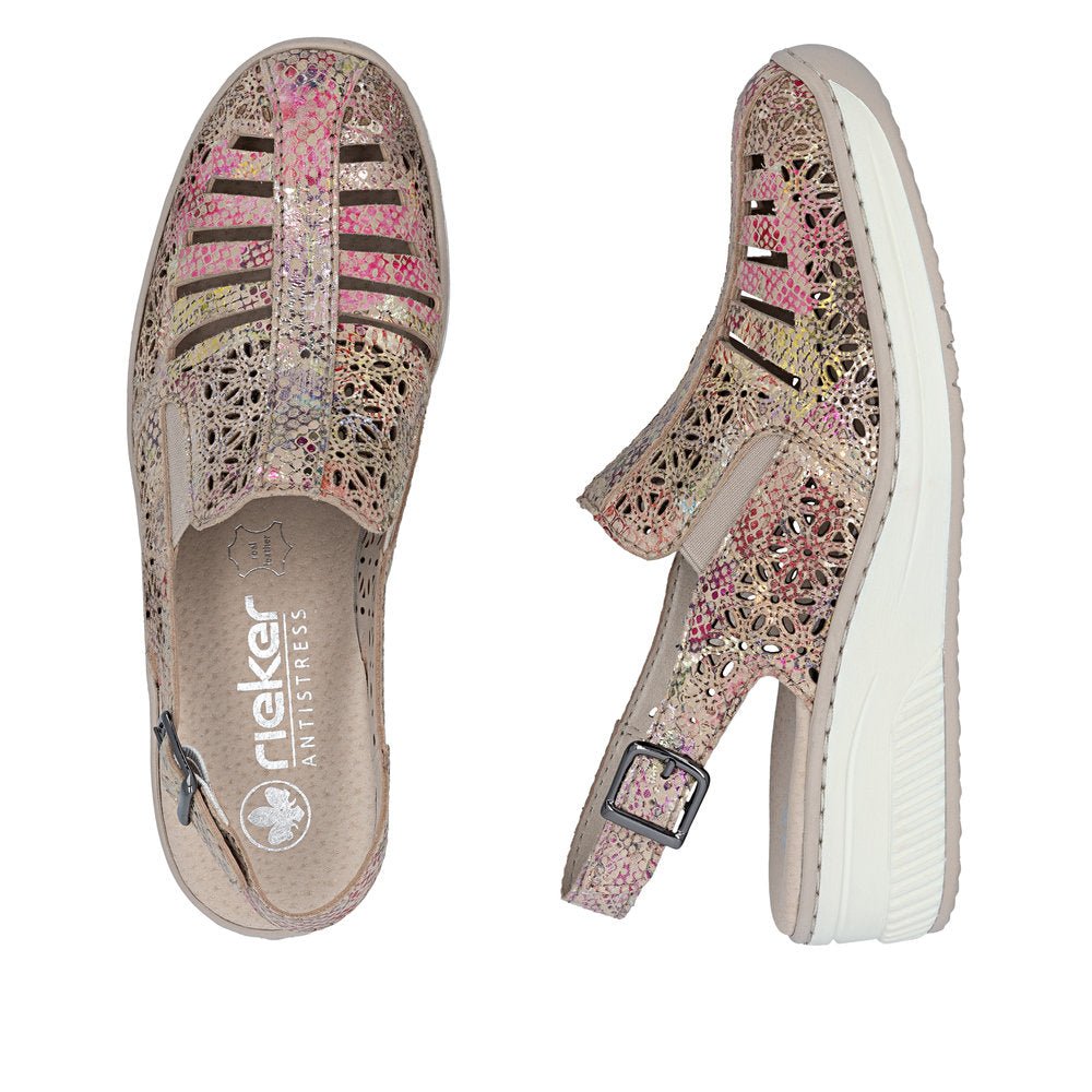 Pantofi Dama Piele Naturala Rieker RIEK 48763 - Rieker - amely.ro