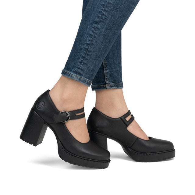 Pantofi Dama Piele Naturala Rieker RIEK Y4164 - Rieker - amely.ro