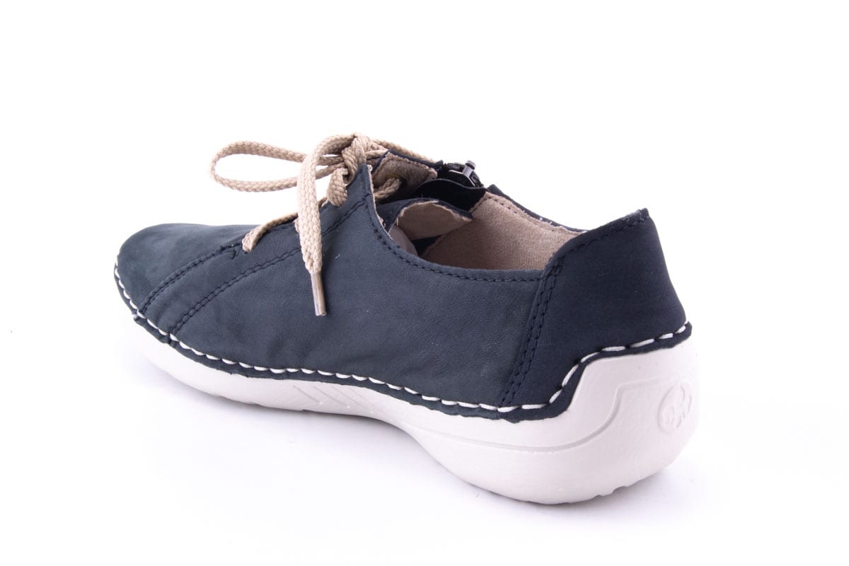 Pantofi Dama Rieker Piele Naturala Nabuk Riek 52511 /Abs - Rieker - amely.ro