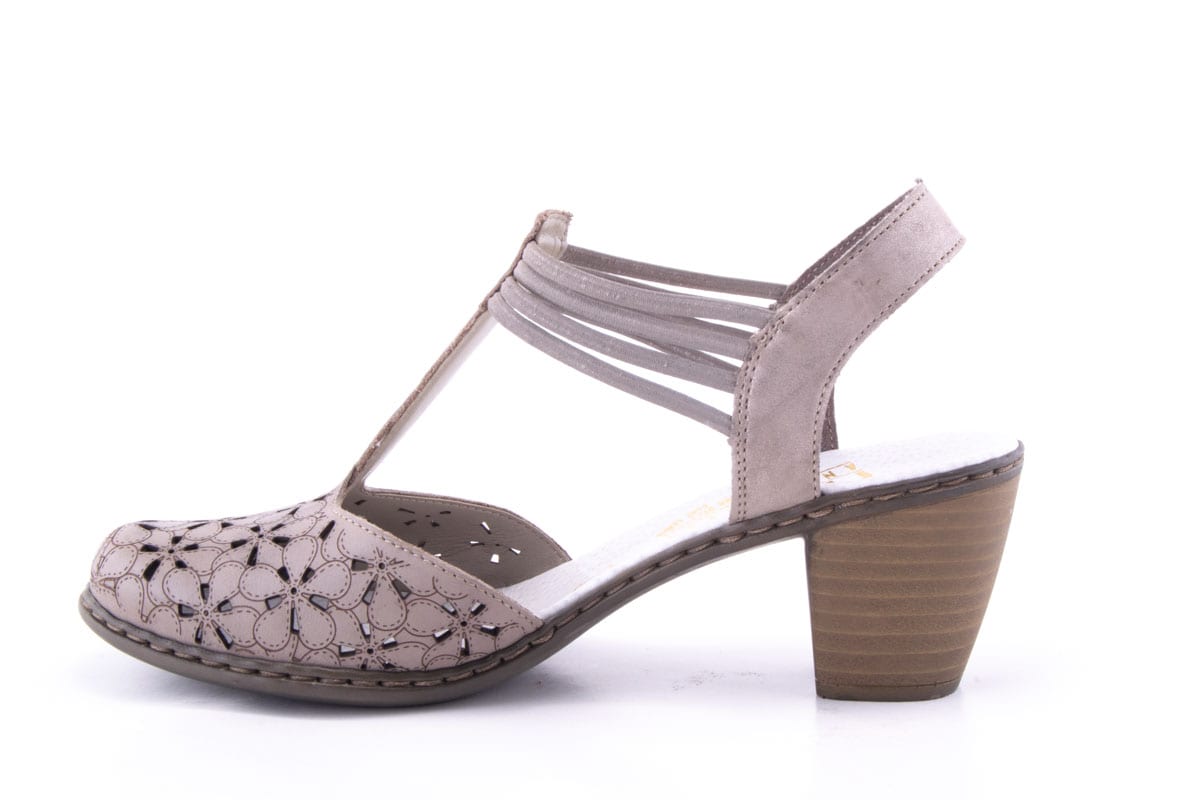 Pantofi Dama Rieker Piele Naturala Riek 40966 /Gri - Rieker - amely.ro