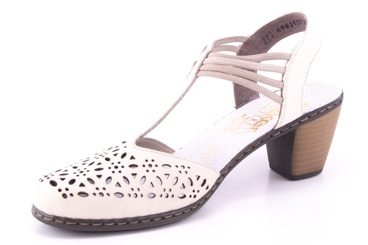 Pantofi Dama Rieker Piele Naturala Riek 40969 /Bej - Rieker - amely.ro