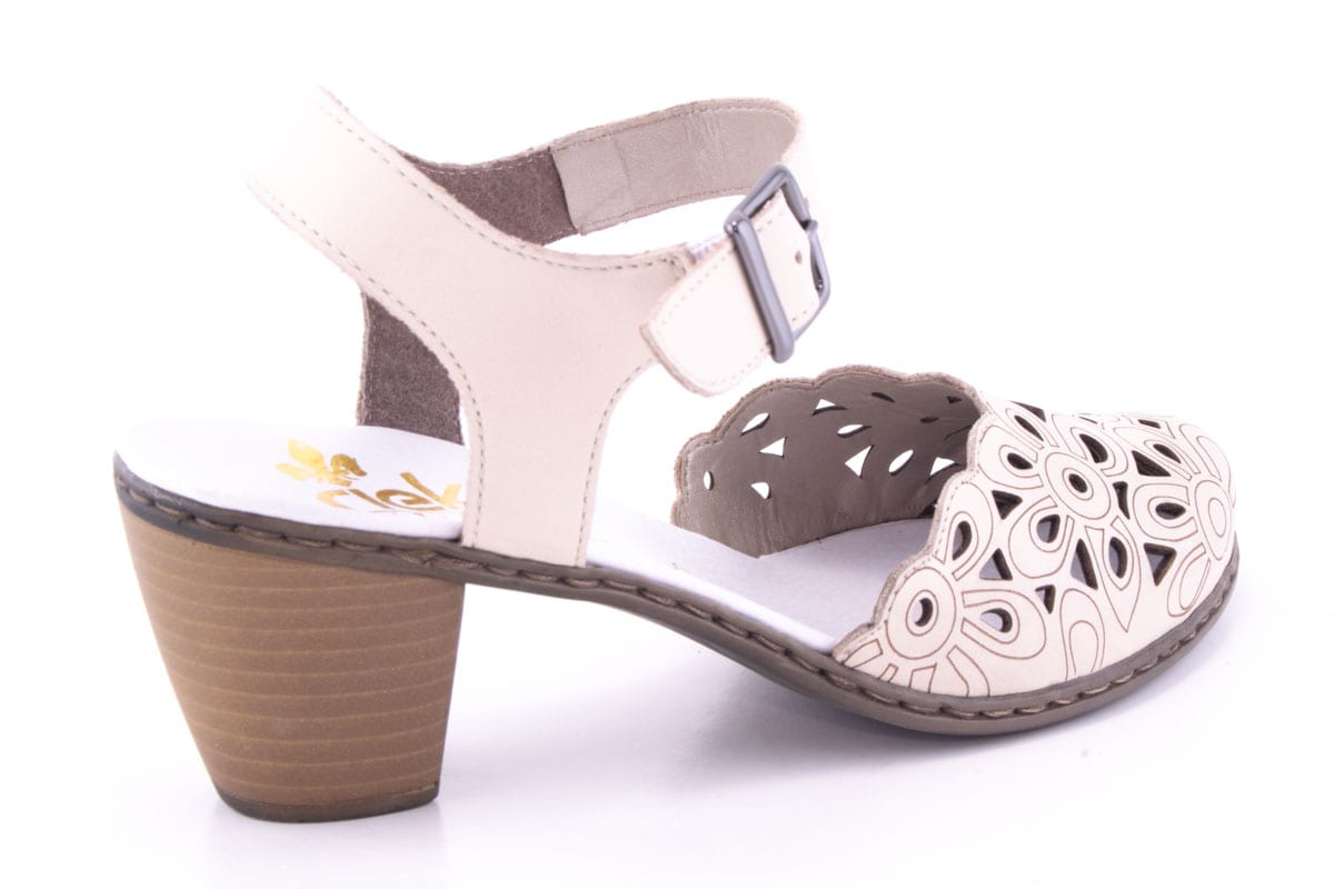 Pantofi Dama Rieker Piele Naturala Riek 40975 /Bej - Rieker - amely.ro