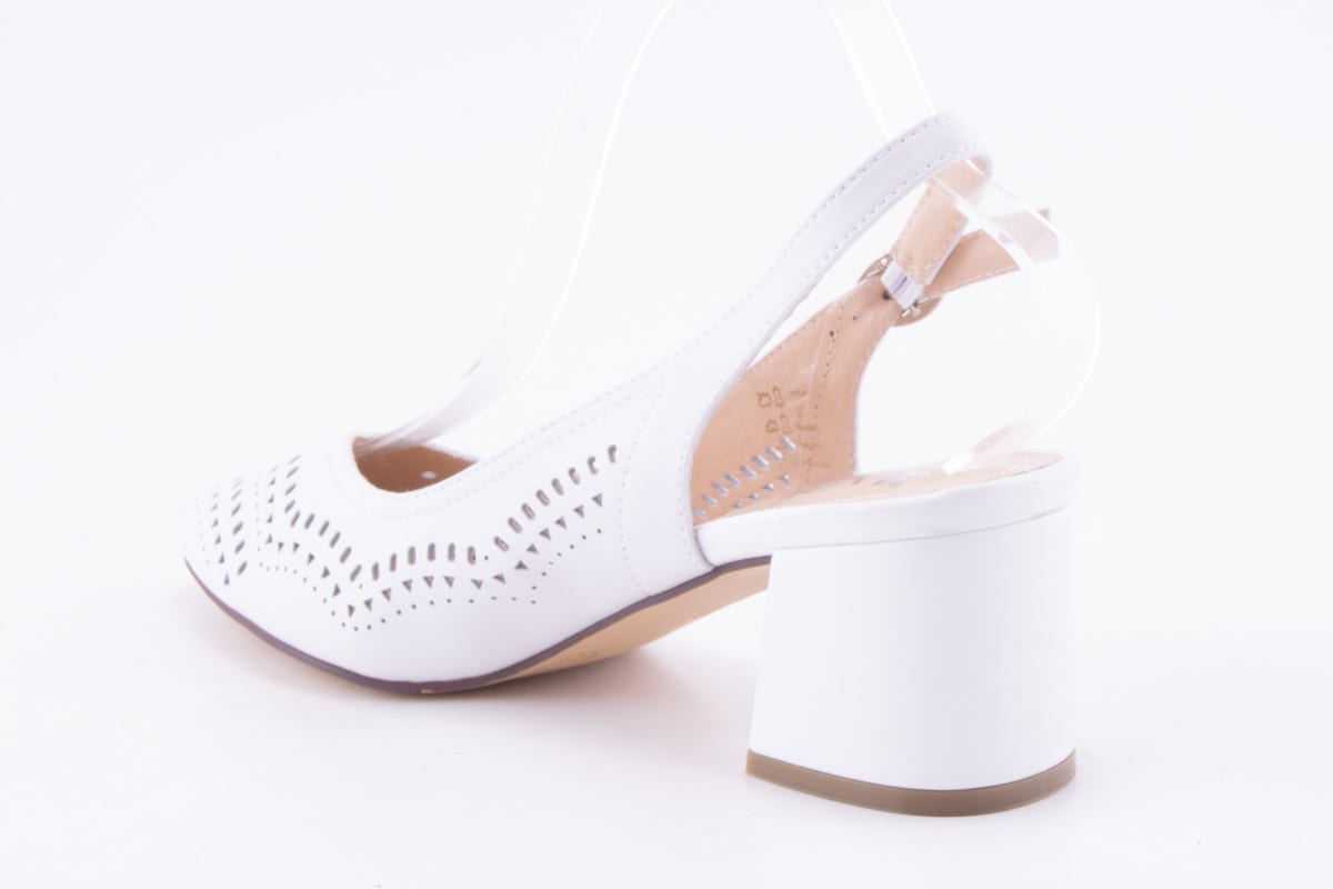 Pantofi Dama Rieker Piele Naturala Riek 49175 /Alb - Rieker - amely.ro