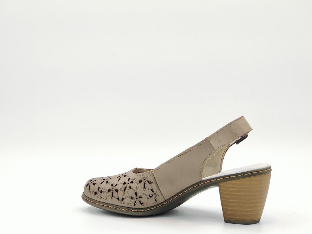 Pantofi Dama Rieker Riek 40981/ Bej - Rieker - amely.ro