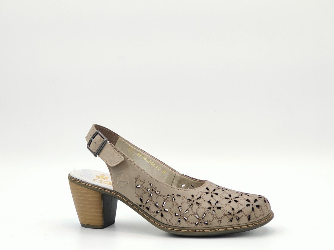 Pantofi Dama Rieker Riek 40981/ Bej - Rieker - amely.ro