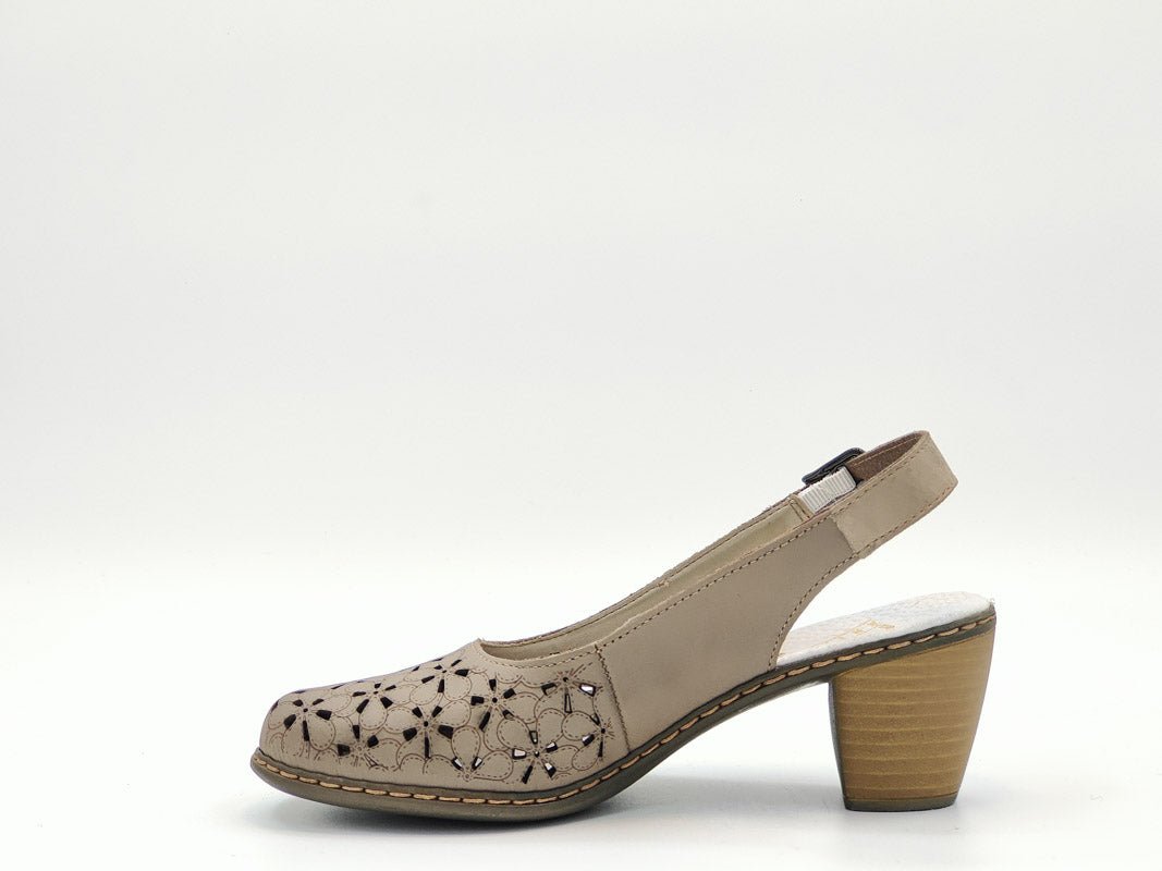 Pantofi Dama Rieker Riek 40981/ Bej - Rieker - amely.ro