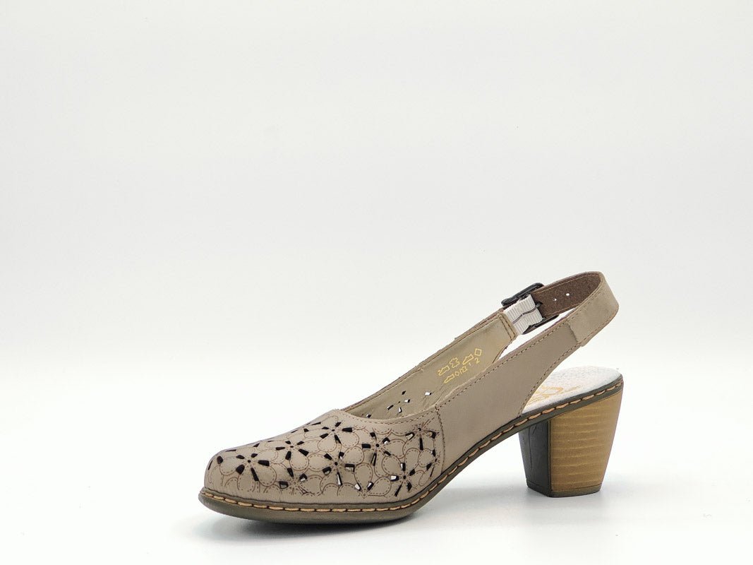 Pantofi Dama Rieker Riek 40981/ Bej - Rieker - amely.ro