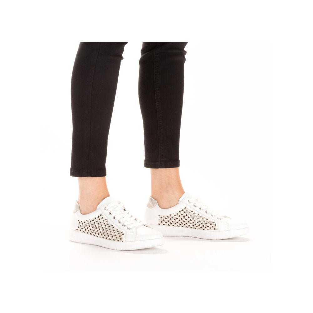 Pantofi Dama Rieker Riek 45601 /Alb - Rieker - amely.ro