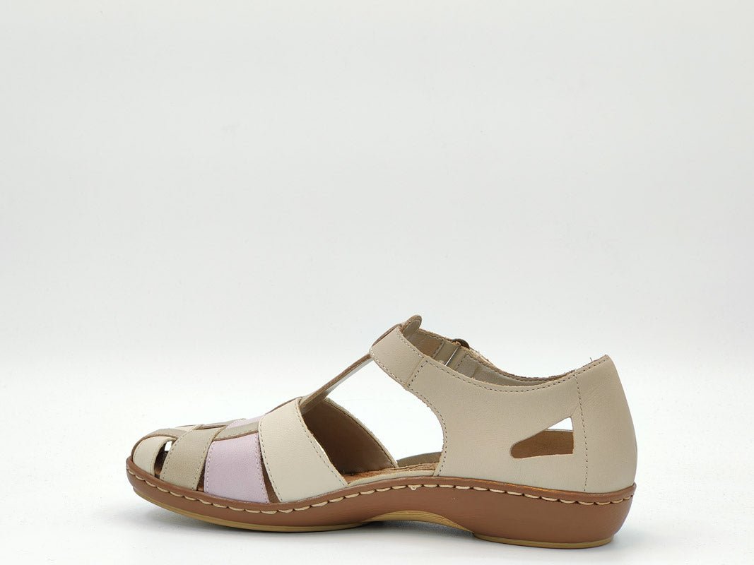 Pantofi Dama Rieker Riek 45869 /Bej - Rieker - amely.ro