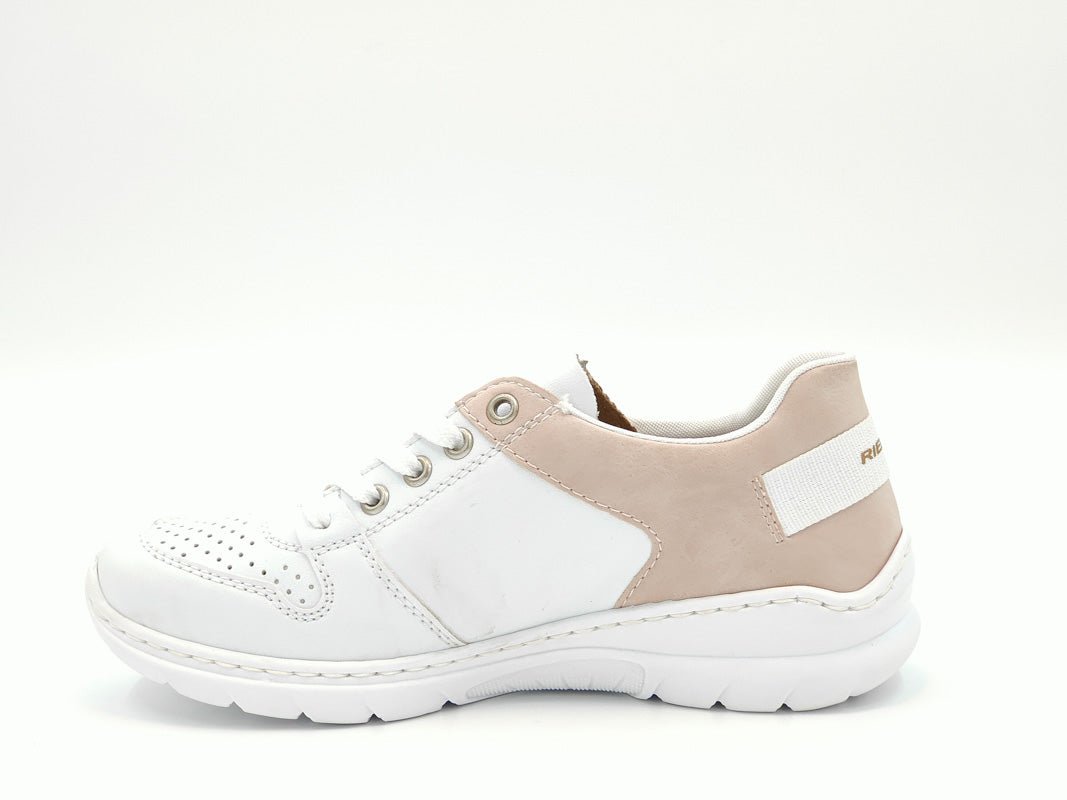 Pantofi Dama Rieker Riek L3214/ Alb - Rieker - amely.ro