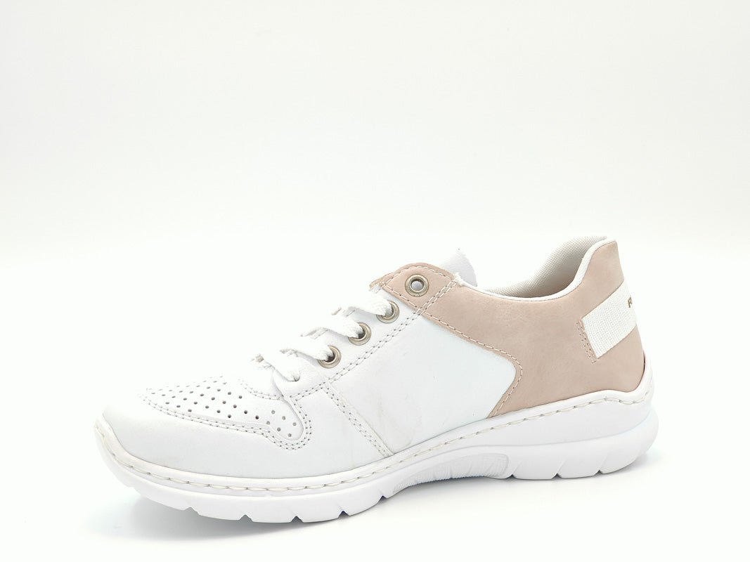Pantofi Dama Rieker Riek L3214/ Alb - Rieker - amely.ro