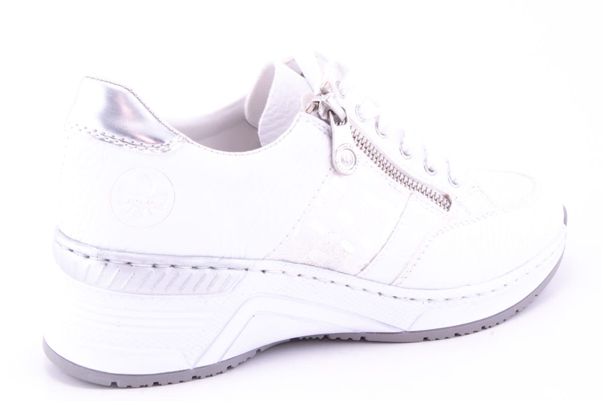 Pantofi Dama Rieker Riek N4322/ Alb - Rieker - amely.ro