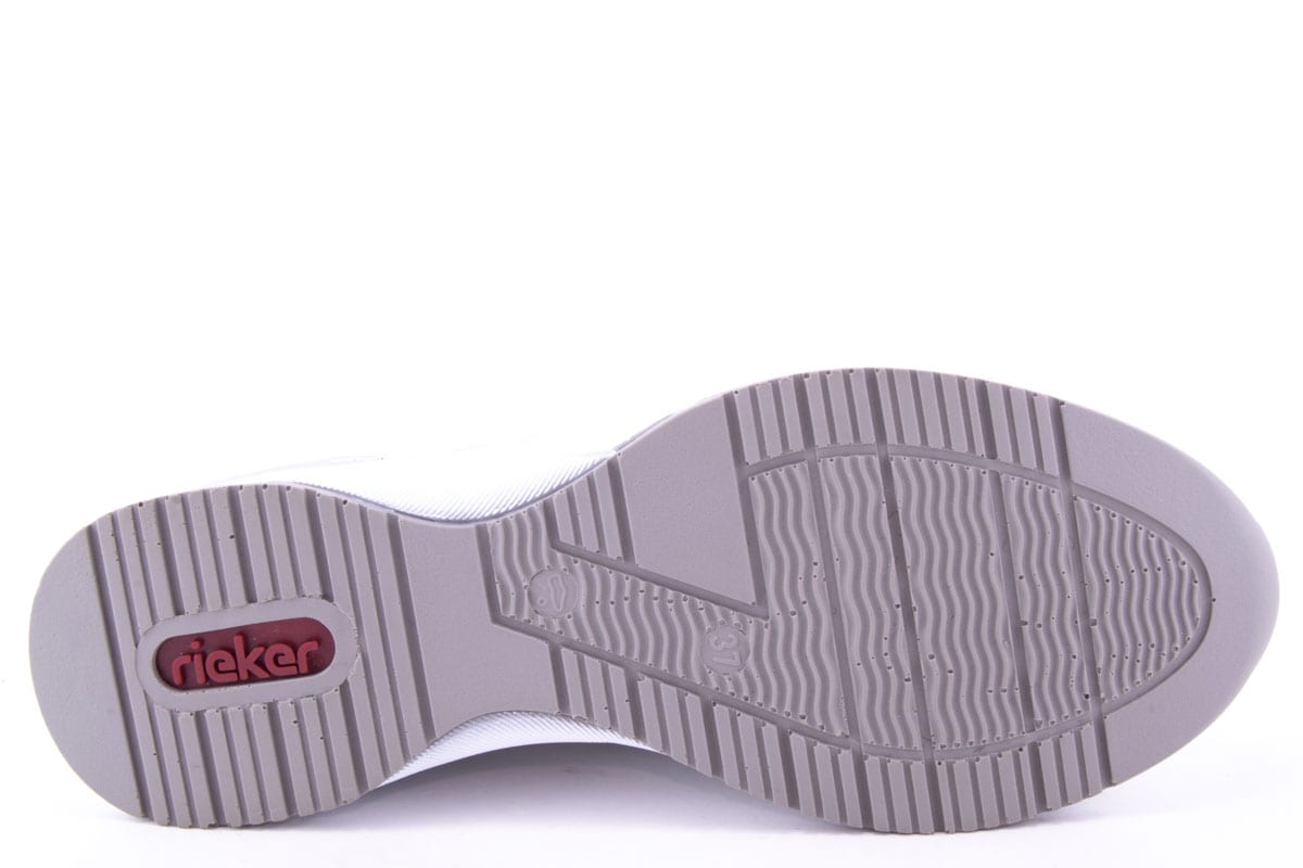 Pantofi Dama Rieker Riek N4322/ Alb - Rieker - amely.ro