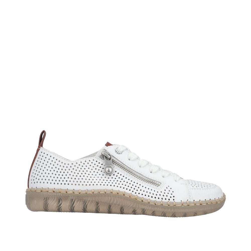 Pantofi din Piele Naturala Rieker N2405 - 80 - Rieker - amely.ro