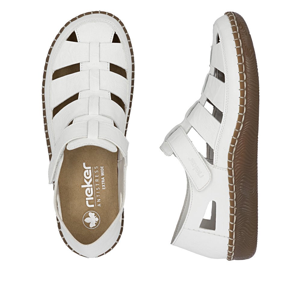 Pantofi din Piele Naturala Rieker N2453 - 80 - Rieker - amely.ro