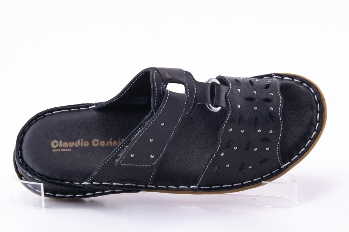 Saboti Dama Claudio Casini Piele Naturala De Vitel Cart 52119 /N - Claudio Casini - amely.ro