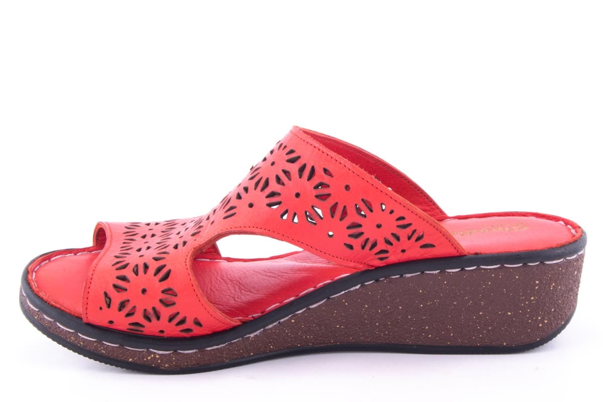 Saboti Dama Claudio Casini Piele Naturala De Vitel Cart 5614 /Rs - Claudio Casini - amely.ro