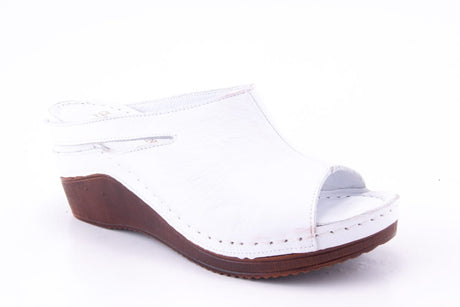 Saboti Dama Claudio Casini Piele Naturala De Vitel Cart 6110 /Alb - Claudio Casini - amely.ro