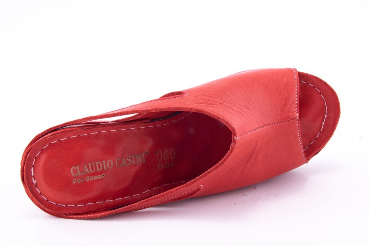 Saboti Dama Claudio Casini Piele Naturala De Vitel Cart 6110 /Rs - Claudio Casini - amely.ro