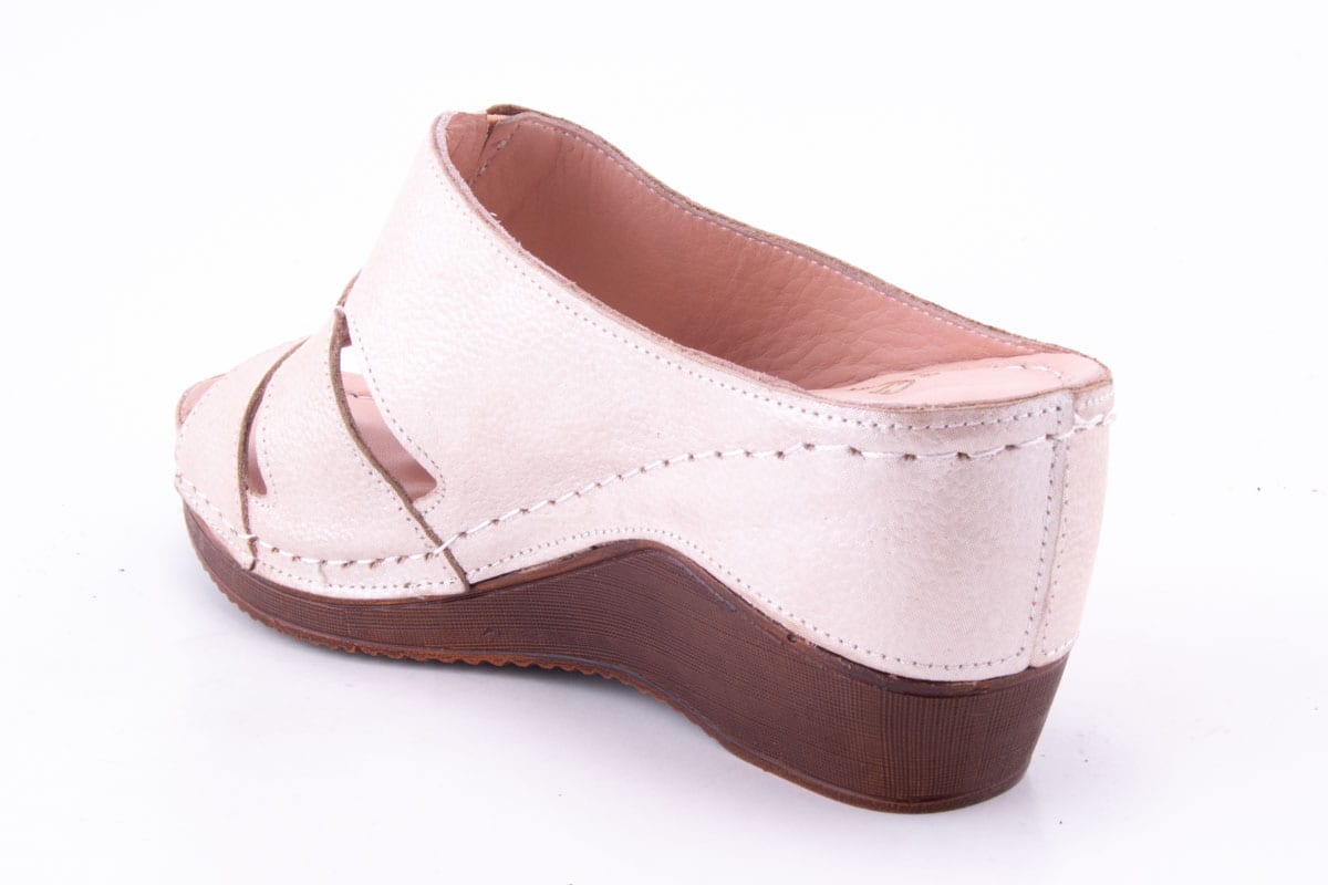 Saboti Dama Claudio Casini Piele Naturala De Vitel Cart 6113 /Pdr - Claudio Casini - amely.ro