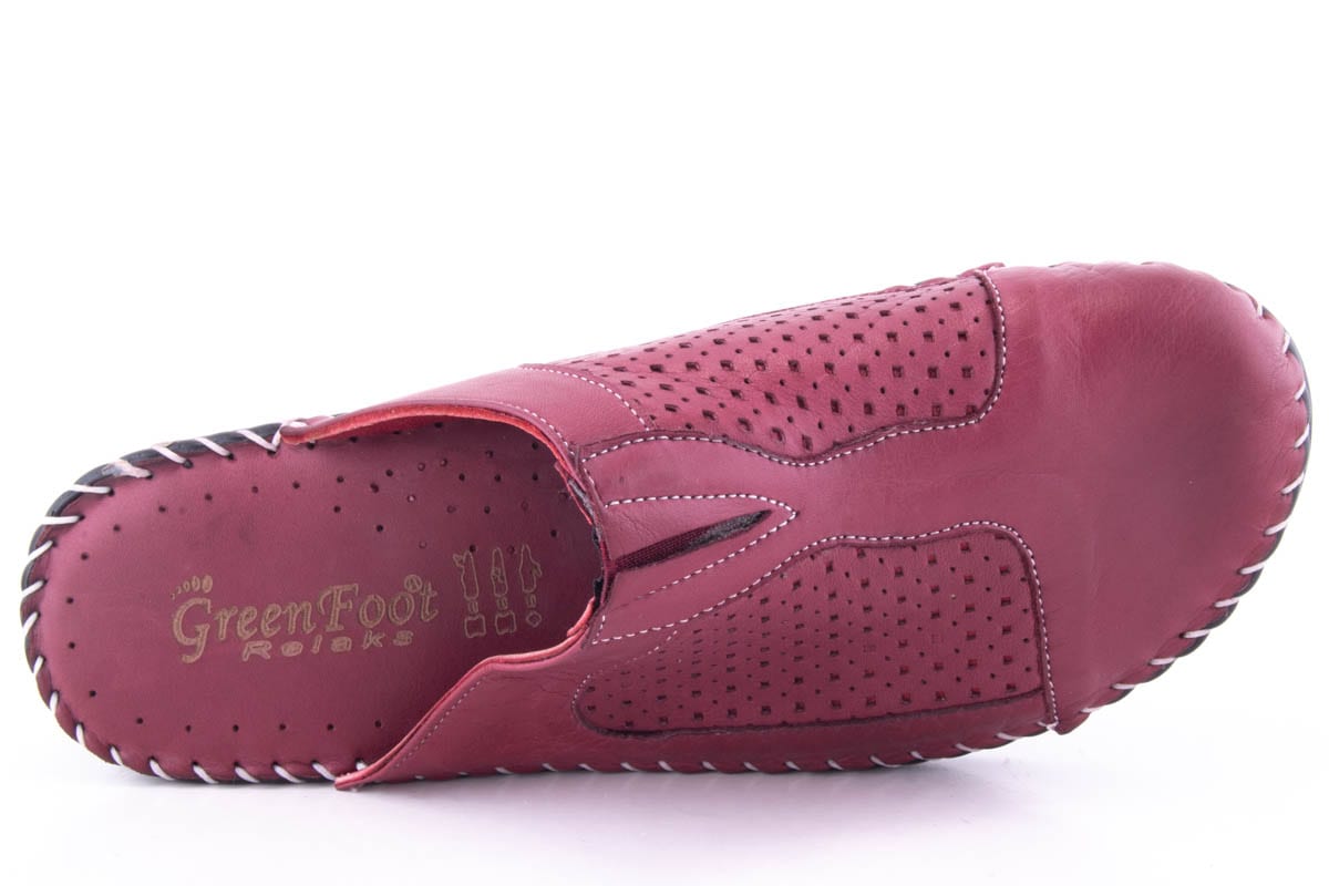 Saboti Dama Claudio Casini Piele Naturala De Vitel Cart 748 /Bor - Claudio Casini - amely.ro